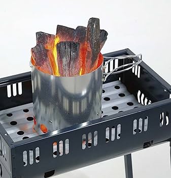 Amazon | キャプテンスタッグ 大型 火消しつぼ 火起し器セット M